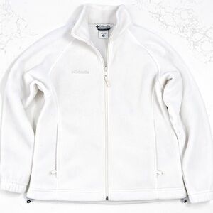 Columbia Women’s White Full-Zip Fleece Jacket